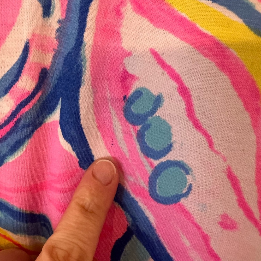 Lilly Pulitzer Sunset  The Sunny Side Margot Woman’s Size XL Dress - Picture 2 of 7